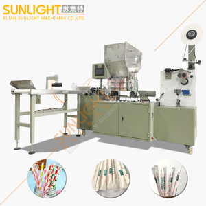 SULAITE-4100 PLC Control Length Single Straw Wrapping Paper Packing Machine